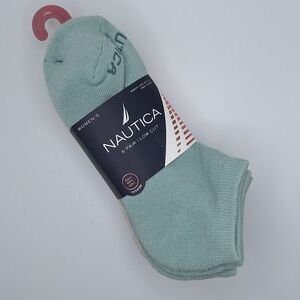Nautica cushion low cut socks 6 pair set